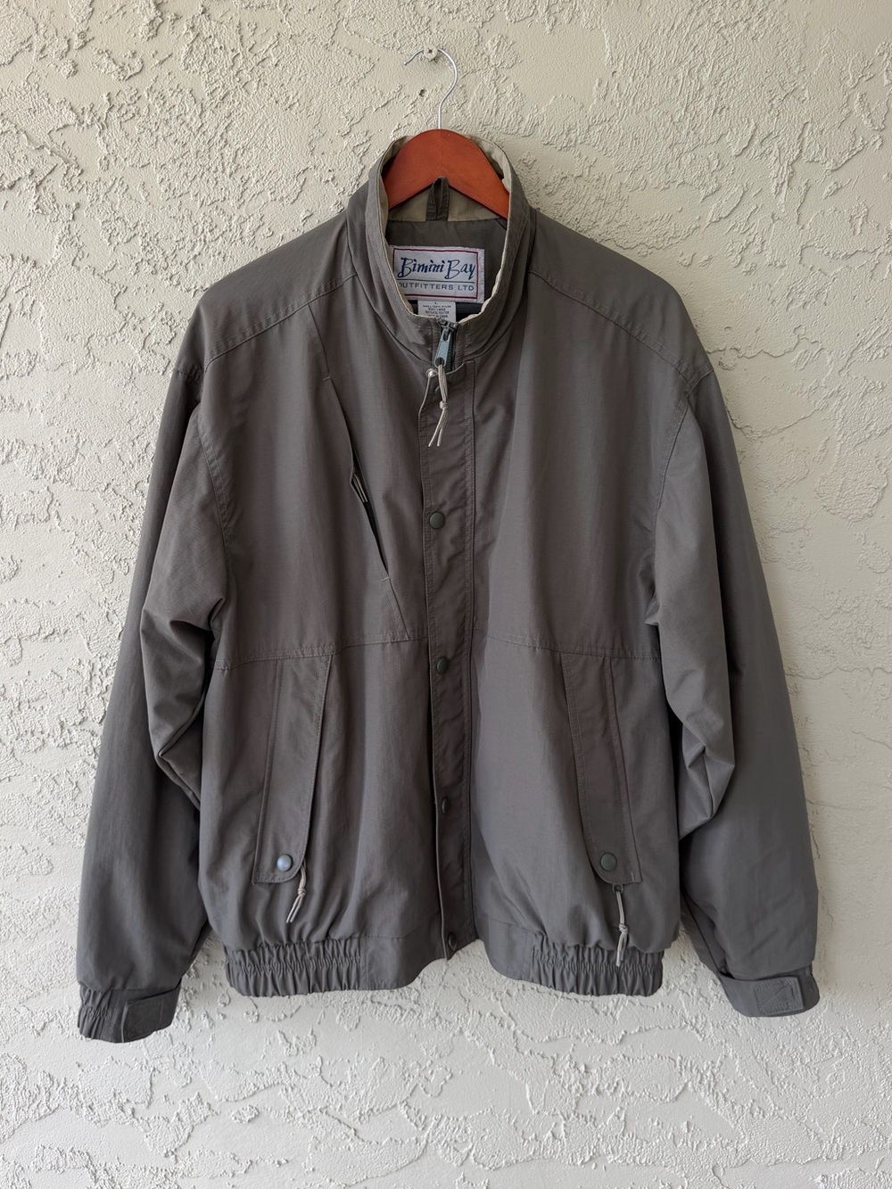 Bimini Bay Outfitters Nylon Fishing Jacket Men’s L Olive Green